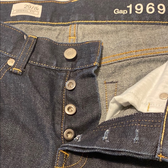 GAP Blue Straight Jeans Classic Style - Picture 7 of 10
